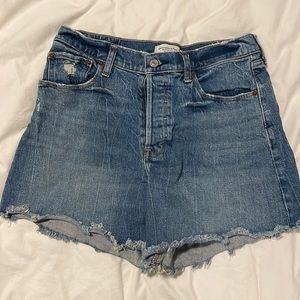 Abercrombie & Fitch High-Waisted Jean Shorts